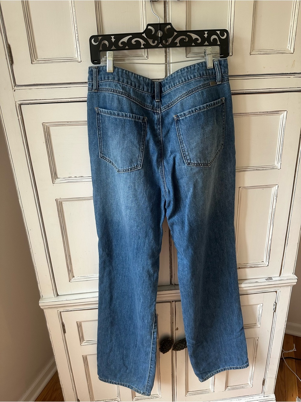 1822 Denim Women's Wide Leg Jeans - Classic Blue - Picture 2 of 4